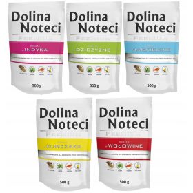   Dolina Noteci Premium Mokra Hrana Za Pse Mešanica Okusov 10x 500g