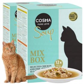 Kosma Juha 12 x 40g Mešanica Okusov v Brezžitni Juhi