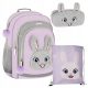 Starpak Komplet Šolskih Torb Shades of Purple, Pink, Grey in Silver 23L