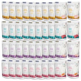   DOLINA NOTECI PIPER Mokra hrana za mačke, mešanica okusov 40 x 100g, brez žitaric