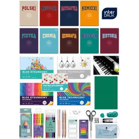 olska oprema + zvezki, 4.-8. razred Interprint