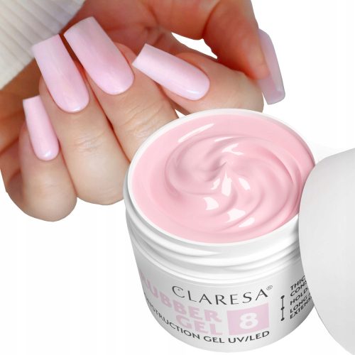 CLARESA KONSTRUKCIJSKI GEL 8 MLEČNO ROZA 45 g