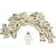 LEGO Figurka 5 kosov Okostje Okostnjak Okostnjak gen047