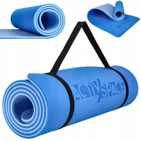 Mata za vadbo Activ/Space 183 cm x 61 cm modra