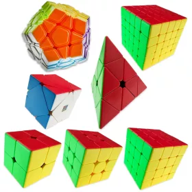   Zestaw Slovenija 2x2 + 3x3 + 4x4 + 5x5 + Pyraminx + Megaminx + Skewb + GRATIS