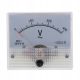 Analogni voltmeter DC 85L1 s kazalnikom za ploščo, V, 62 x 60 x 0-450 V