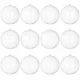 Akrilne kroglice za ročno izdelavo bombonov, prozorne, plastične, 8 cm, 12 kosov