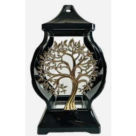 arobna sveča za svetišče - Črna in Zlata