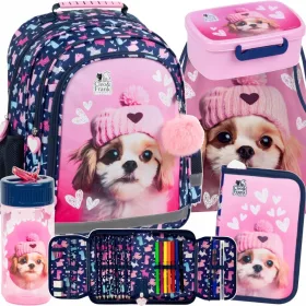   olski nahrbtnik s čudovitim motivom psičkov DERFORM Cleo & Frank