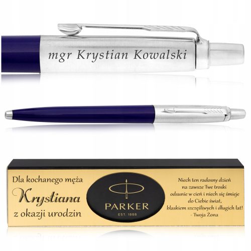 Elegantni Kemični Svinčnik Parker Jotter v Mornarsko Modri Barvi