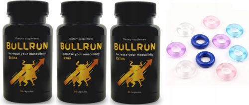 BULLRUN EXTRA - Naravni prehranski dodatek za moško vitalnost in seksualno moč