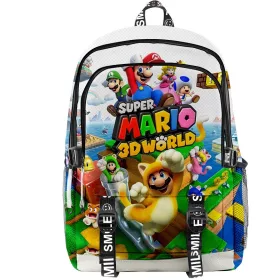 SUP šolski nahrbtnik z več predelki črn