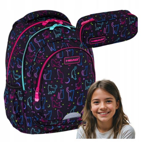 MultiBarvni šolski nahrbtnik Head Multicolor 27 litrov