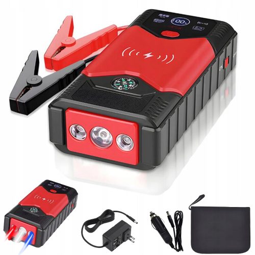 NAPAJALNIK ZA ZAGON AVTOMOBILA 20000MAH Z SVETILKO + LCD ZASLON