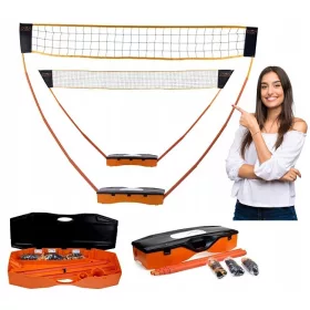   ZSB 3 v 1 Komplet s siatkami za badminton, tenis in odbojko Nils