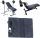 Premium set brisač za fitnes z žepom in vzglavnikom 120 x 50 in 80 x 40