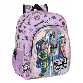   Plezalni nahrbtnik Monster High Best Boos v lila barvi 32 x 38 x 12 cm