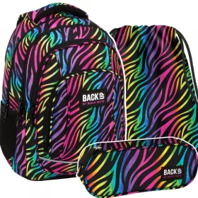 olski nahrbtnik za deklice KOLOROWA ZEBRA 26L od 4. razreda