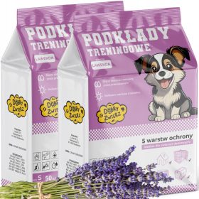   Dobri Hišni ljubljenček Vpojne podloge z vonjem sivke 45x60 cm - 100 kosov (2x50 kosov)