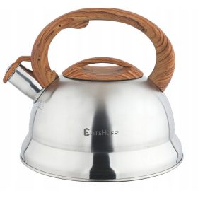   Elitehoff 3-litrski plinski kotliček s piščalko, nerjaveče jeklo