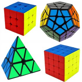 Hitri komplet MoYu kock 3x3 + 4x4 + Piramida + Megaminx