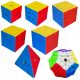 ZESTAW MoYu Kock 2x2 + 3x3 + 4x4 + 5x5 + 6x6 + Megaminx + Piramida
