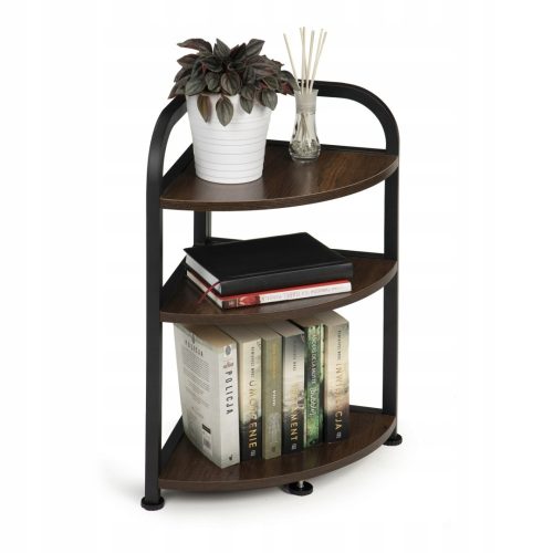 ModernHome kotni regal LOFT s 3 policami