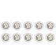 Božična LED lučka za teraso 45mm IP67 12V 10 kosov MAXI vrt