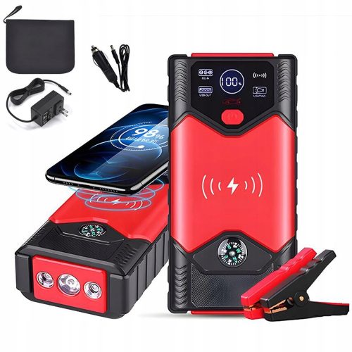 POWER BANK ZAGONITVENI ZAGONSKEGA VOZILA 12V LCD ZASLON KOMPAS