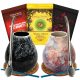 Yerba Mate Green Matero bombilla set ZA DVOJE