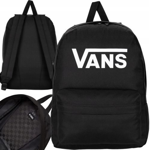 Vans mestni nahrbtnik Old Skool Classic Black Logo 42x32x12 cm 22 L