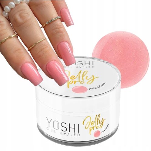 YOSHI JELLY PRO ROZA GALAKTICNI ŽELE GEL Z ROZA SIJAJNIMI DELCI 50 g