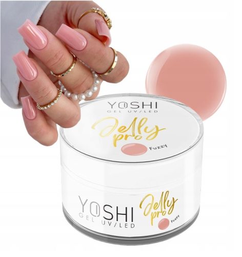 Yoshi Jelly Pro Gel za izdelavo nohtov v gelu NUDE BLUSH FUZZY 50 g