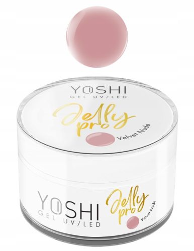YOSHI JELLY PRO GEL UV LED - GRADIVNI ŽELEZNI GEL BEŽ VELVET NUDE 50 g