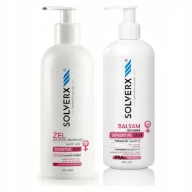   SOLVERX Sensitive Skin: Nega za Občutljivo Kožo, Balzam in Gel za Umivanje