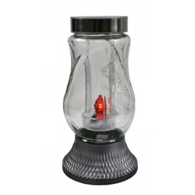 Lampion za grob z razkošnim sijajem in sončno svetlobo