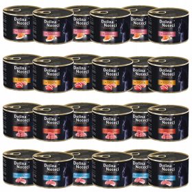 Dolina Noteci Premium MEŠANICA okusov 24x 185g ZA MAČKE