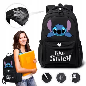 Večnamenski šolski nahrbtnik Disney Stitch za izlete