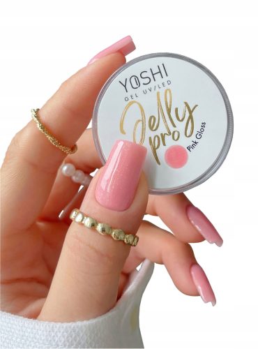 Yoshi Jelly Pro Pink Gradilni Žele Gel z Roza Sijajnimi Delci 15 g