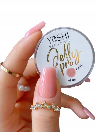 YOSHI JELLY PRO GEL UV LED - ZIDO GRADNJA GALERIJA ŽELEZNIK NARAVNI BLUSH FUZZY 15 g