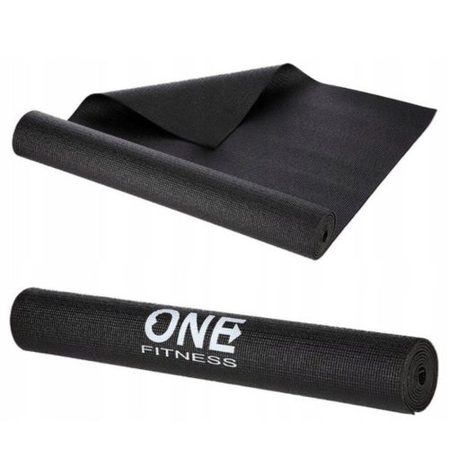 One Fitness SuperPodloga za vadbo 173,5 cm x 61 cm črna