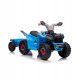 Električni štirikolesnik Lean Toys XMX630T Blue s prikolico