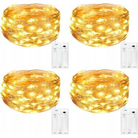 LED lučke za jelko notranje 5m 4 kos