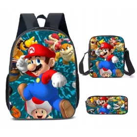 Plezalni nahrbtnik Super Mario Bros, komplet 3 kosov