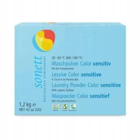   Sonett Ekološki prašek za pranje barvnih oblačil Sensitiv 1,2 kg