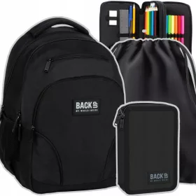PLECNIK BACKUP 30L VELIK ČRN ŠOLSKI RANČ