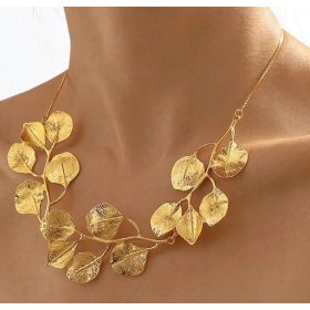  Ženska ogrlica iz listov