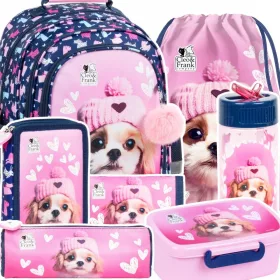 PLEČEK ZA DEKLICE CLEO & FRANK S ČOPOM