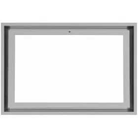    Ciarko Design Su Light Inox/bela stropna napa, odvod, LED osvetlitev