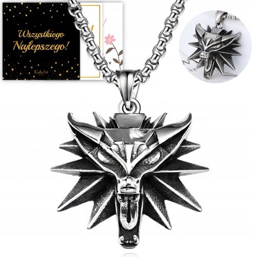 Witcher medaljon Geralt iz Rive: Divja lov